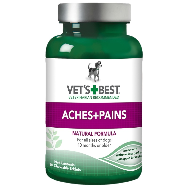 Vets Best Aspirin Free Aches + Pains Dog Supplements  50 Chewable Tablets
