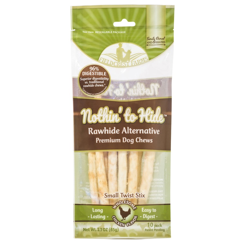 Fieldcrest Farms Nothin  to Hide Chicken Grain Free Chews For Dogs 10 pk - Total Qty: 1