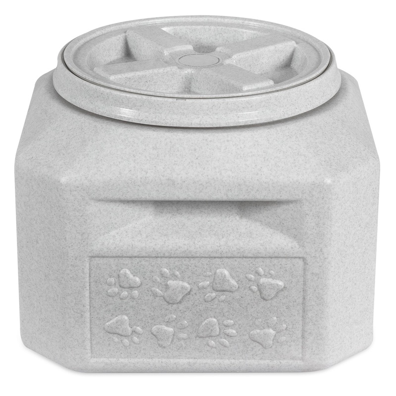 Gamma2 Vittles Vault Outback Pet Food Storage Container  Grey  15Lb