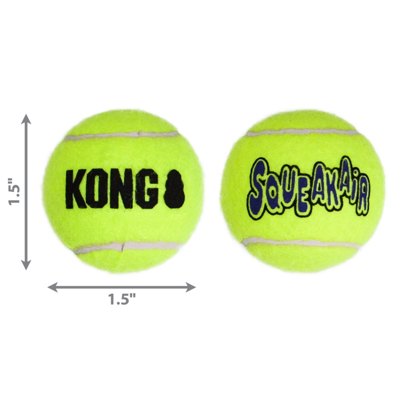 Kong Dog Toy SqueakAir Balls 3pk eXtra Small