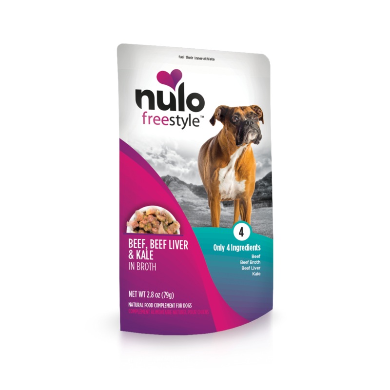 Nulo Freestyle Natural Dog Food Topper, 2.8 Oz Pouches,