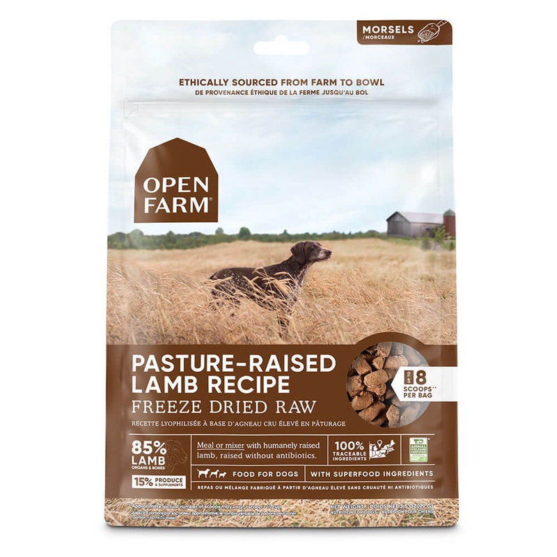 Open Farm Freeze Dried Raw Lamb Dog Food 3.5oz