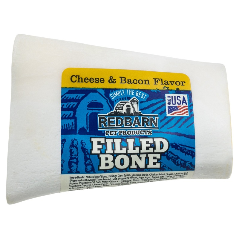 Redbarn 2.5 Small Cheese n' Bacon Filled Bone Dog Treat