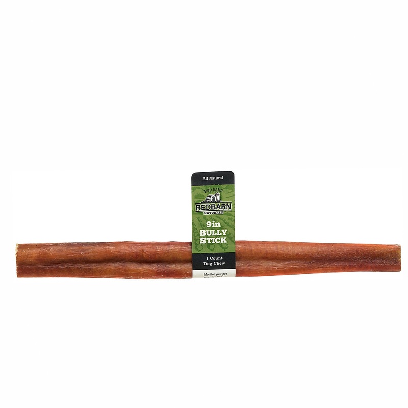 Redbarn Naturals 9  Bully Stick Dog Treat  1 Ct