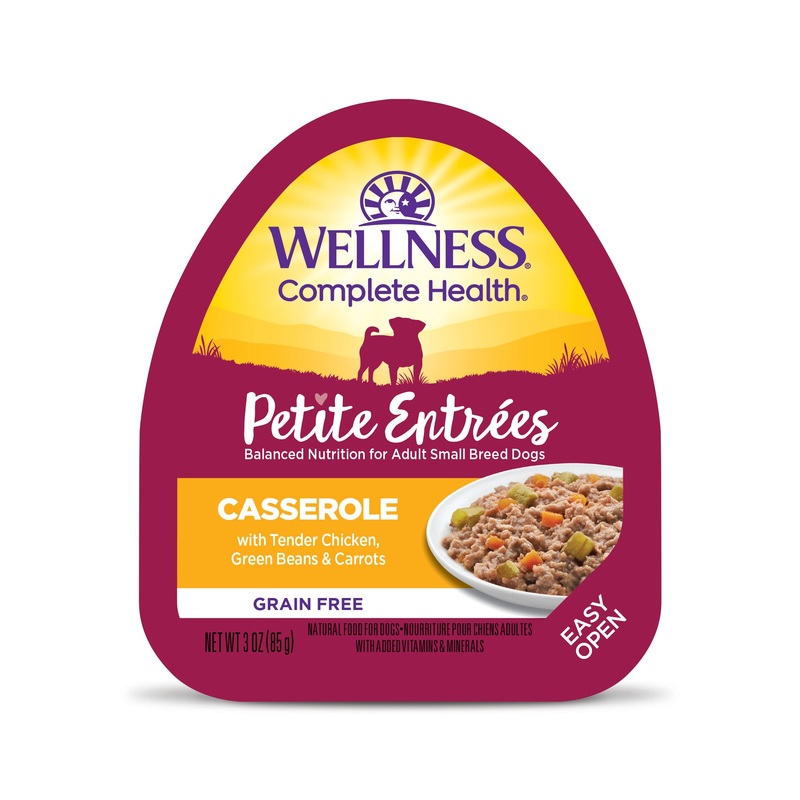 Wellness Petite Entres Casserole With Tender Chicken Green Beans & Carrots 3oz Cup