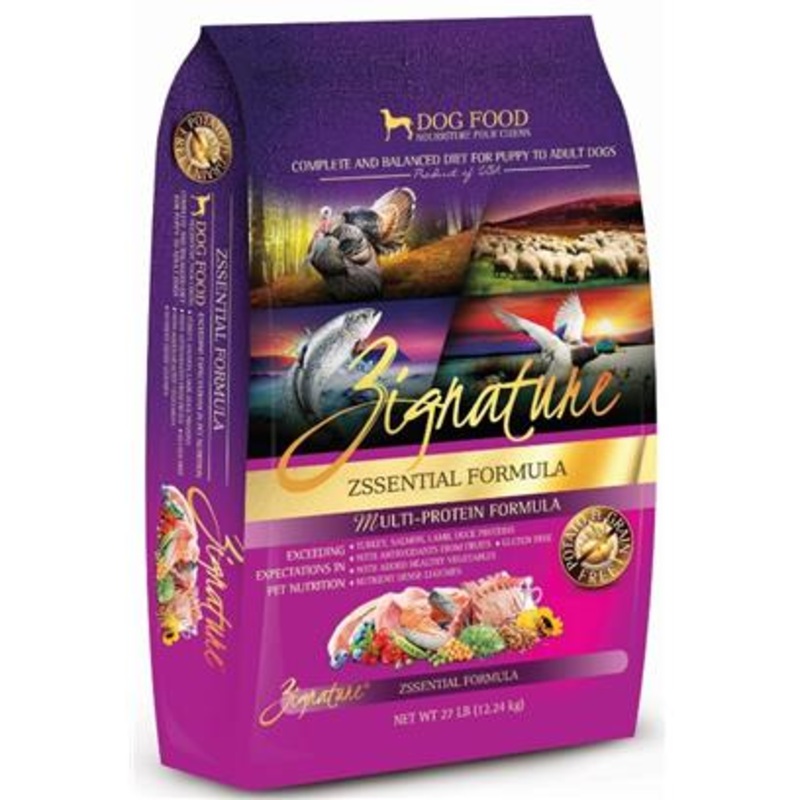 Zignature Zssential Formula Dry Dog Food  4 Lb