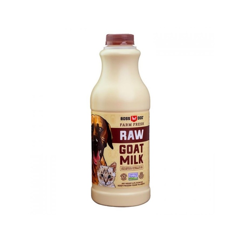 Boss Dog Brand Frozen Raw Goat Milk 16 oz