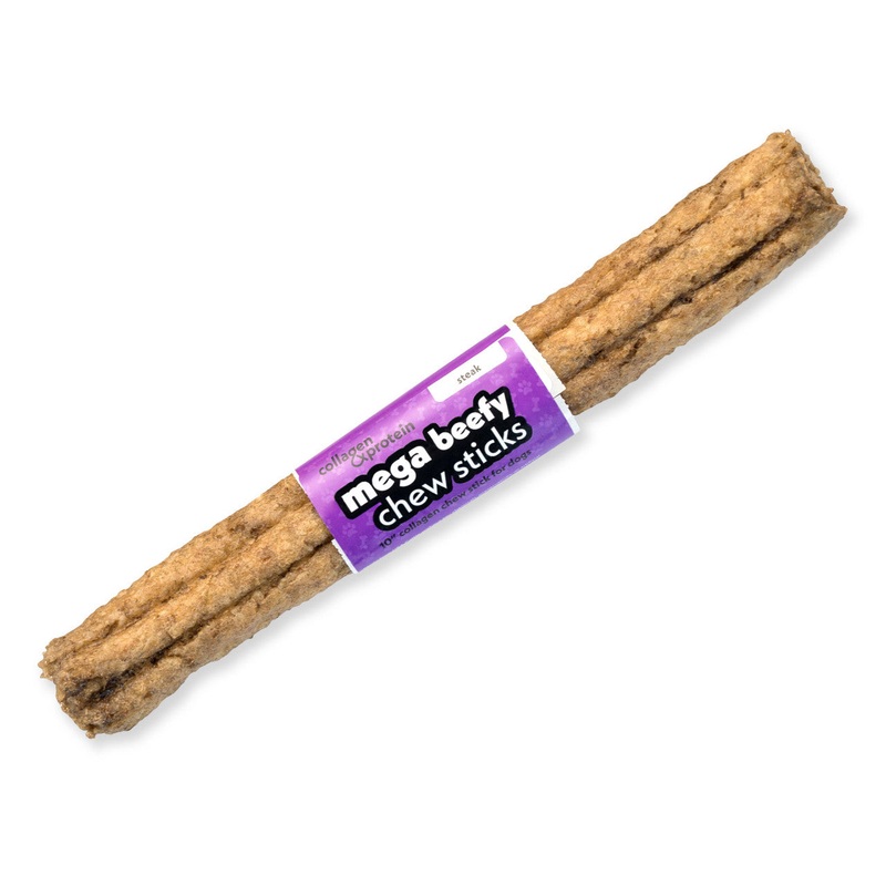 Frankly Collagen Beefy Stick Steak Mega 10in