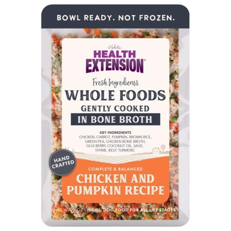 Health Extension Gently Cooked 9 oz Chicken and Pumpkin Pouch