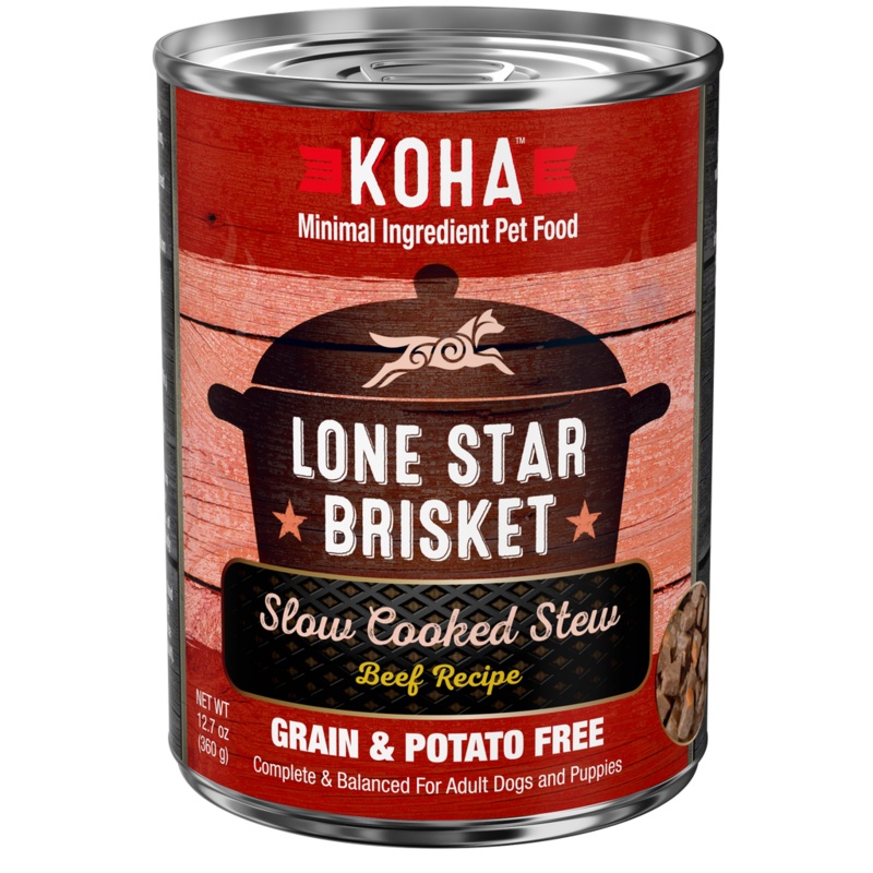 Koha Slow Cooked Stew for Dogs 12.7oz Lone Star