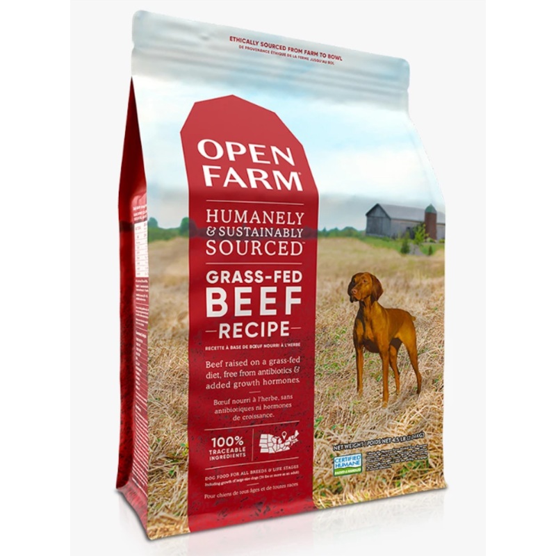 Open Farm Dog Grain Free Grassfed Beef 4lbs
