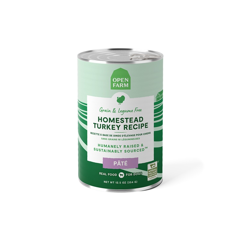Open Farm Homestead Turkey Pt for Dogs 12.5 oz can