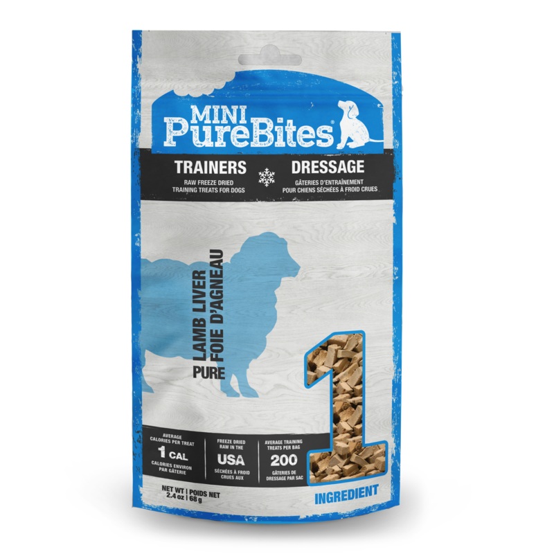 PureBites Freeze Dried Treats for Dogs Lamb 2.4oz