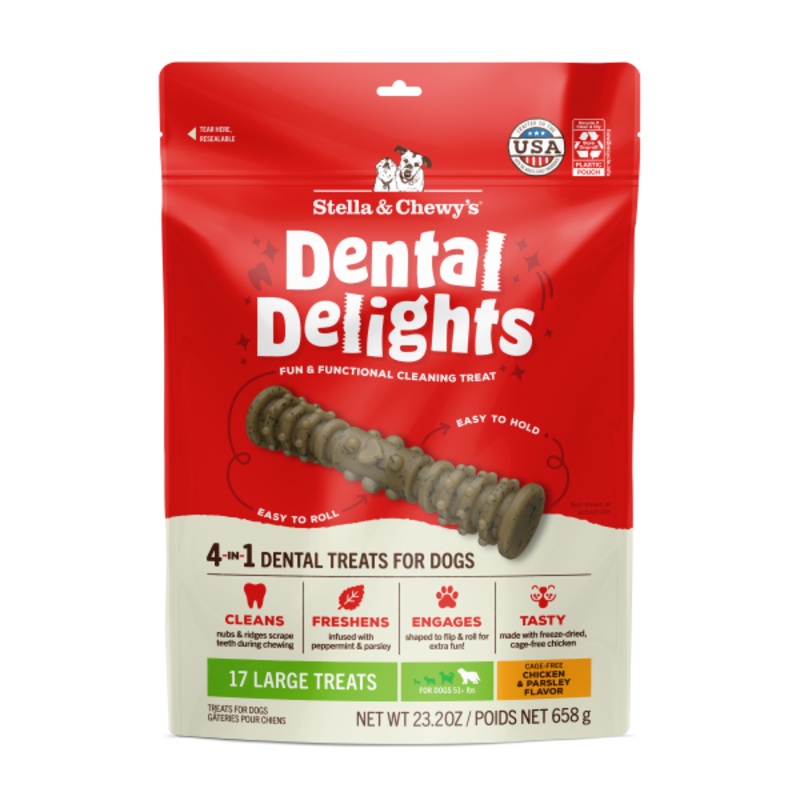 Stella&Chewys Dog Dental Delights Large 23.2oz
