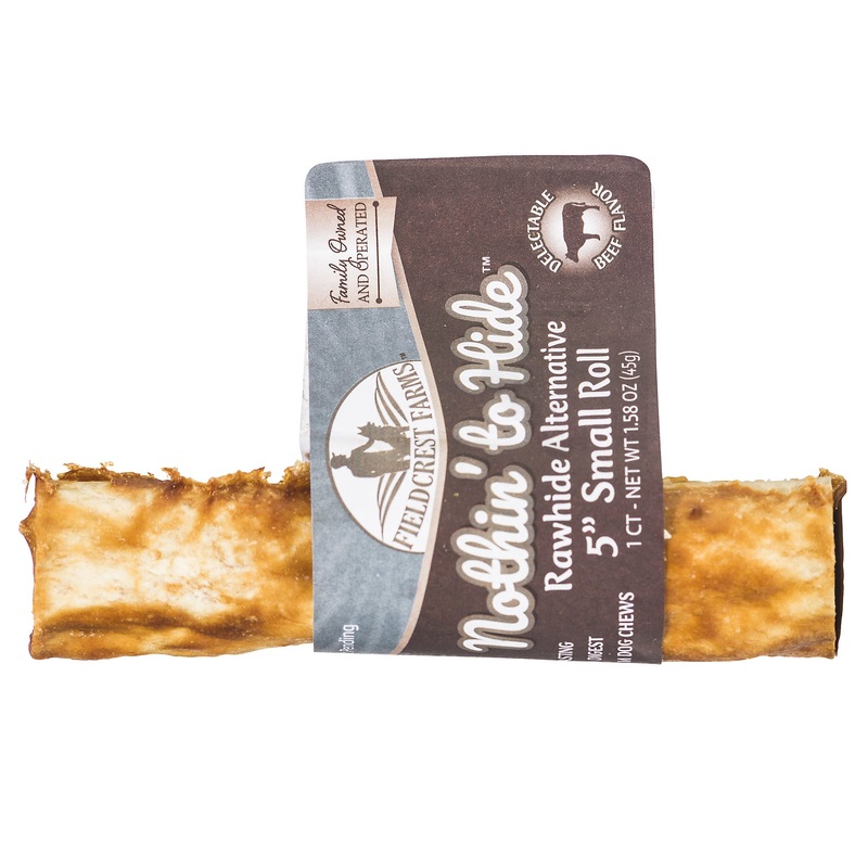 Fieldcrest Farms Nothin' to Hide Beef Roll Dog Chew, 45 Gram