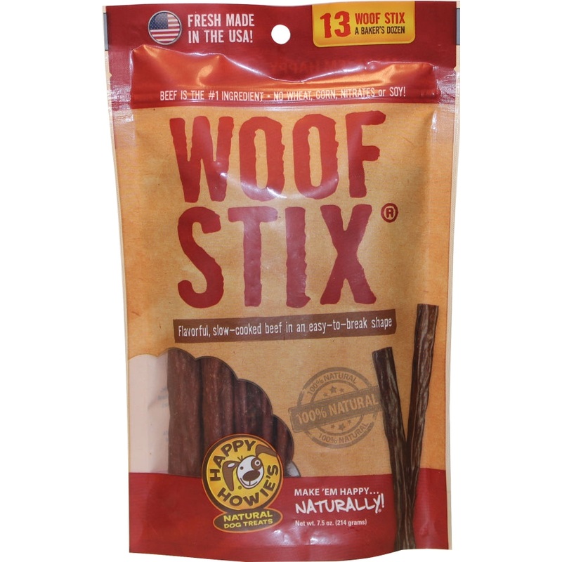 Happy Howies Dog Treat 6in Woofstick 13pk Beef