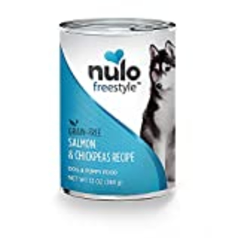 NULO INC. FREESTYLE DOG GRAIN FREE SALMON/CHICKPEAS 12/13OZ
