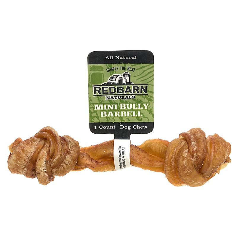 Redbarn Naturals 5  Bully Barbell Bully Stick Dog Treat  1 Ct