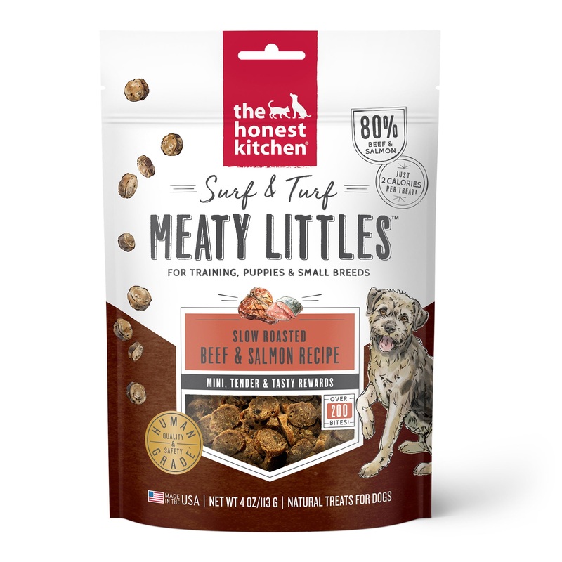 The Honest Kitchen Surf & Turf Meaty Littles: Beef & Salmon Recipe, 4oz