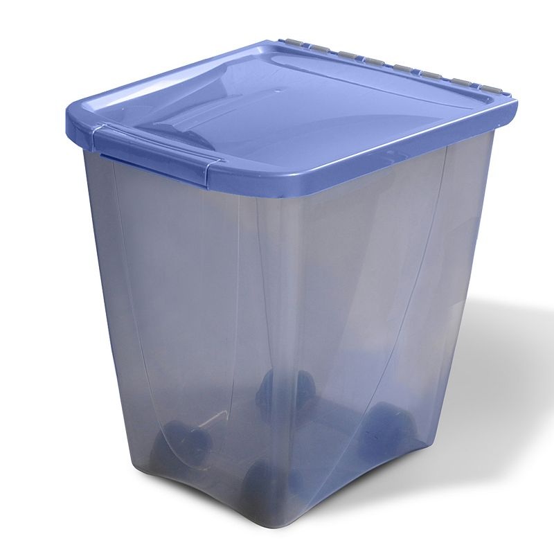 Van Ness 25 lb Dog Food Storage Container on Wheels