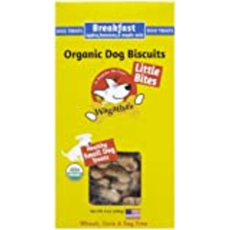 Wagatha's Organic Dog Biscuits 8oz Little Bites Breakfast Biscuit