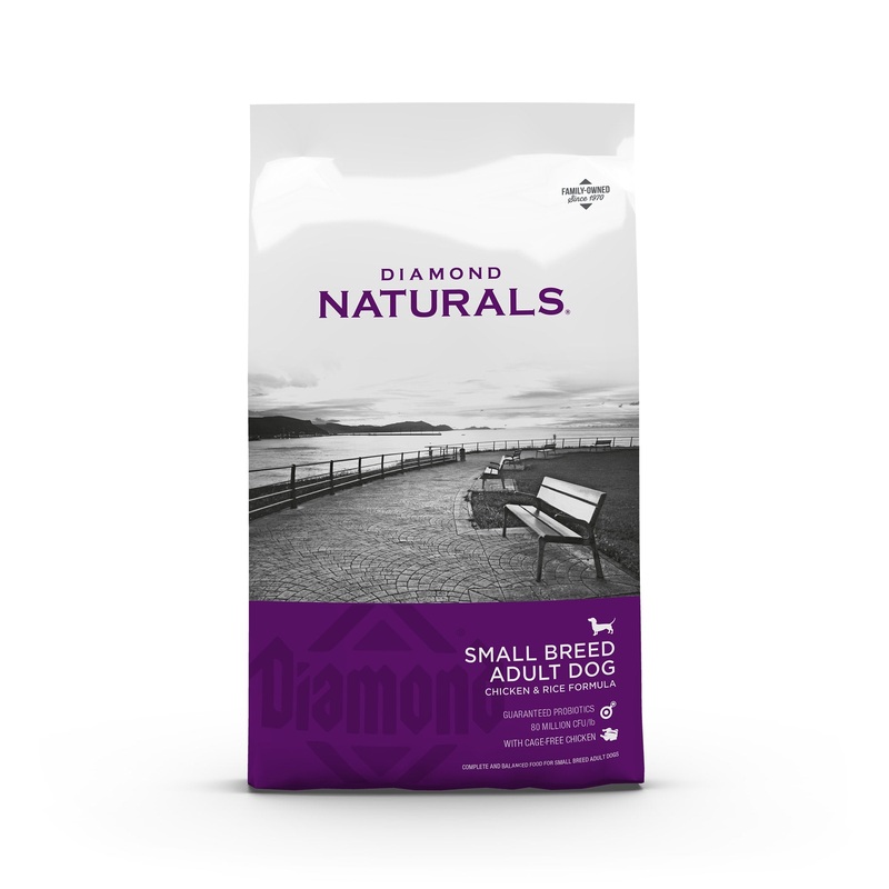Diamond Naturals Small Breed Chicken & Rice Formula Dry Dog Food, 18 Lb