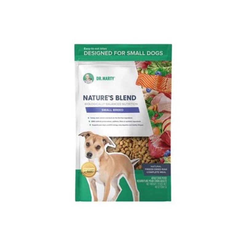 Dr. Marty Nature's Blend Premium Freeze-Dried Small Breed Essential Wellness Dog Food, 48 oz