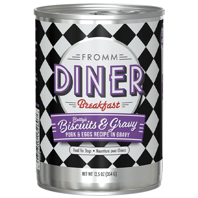 Fromm Dog Diner Breakfast Betty's Biscuits&Gravy 12.5oz