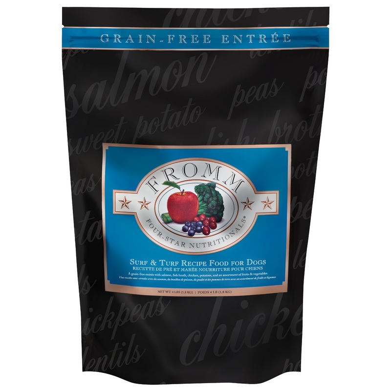 Fromm Four-Star Nutritionals Surf & Turf Recipe Food for Dogs 4 lb