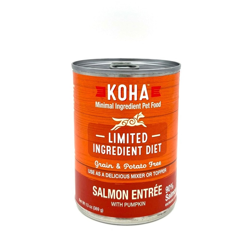 KOHA Canned Dog Food 90% Salmon 13oz