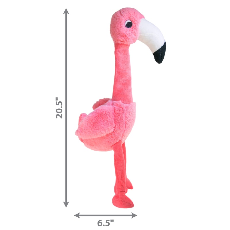 Kong Dog Toy Shakers Honkers Flamingo Large