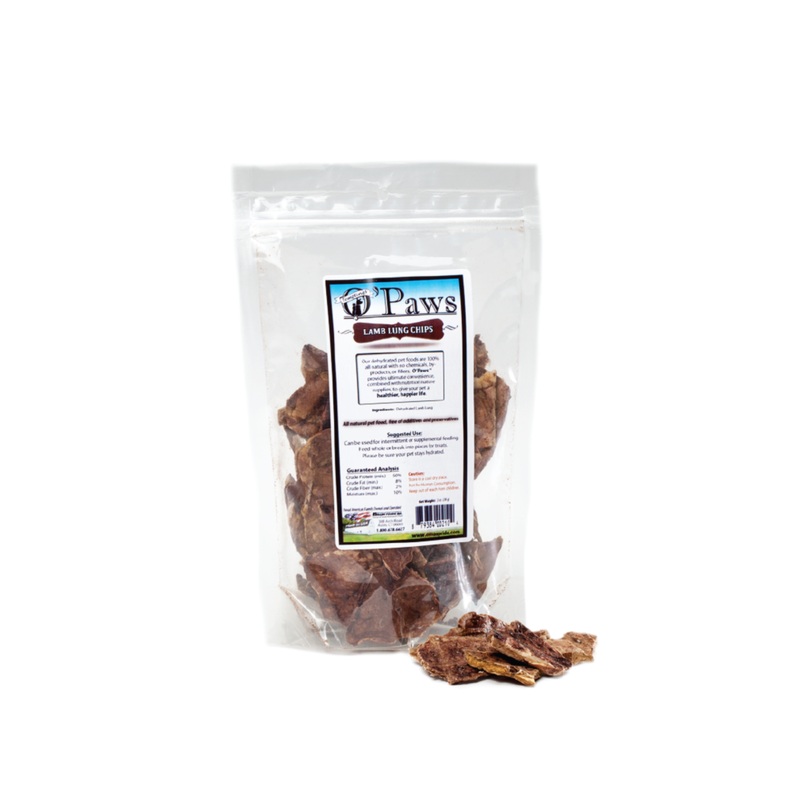 Oma's Pride Freeze Dried Lamb Lung Chips 2 oz