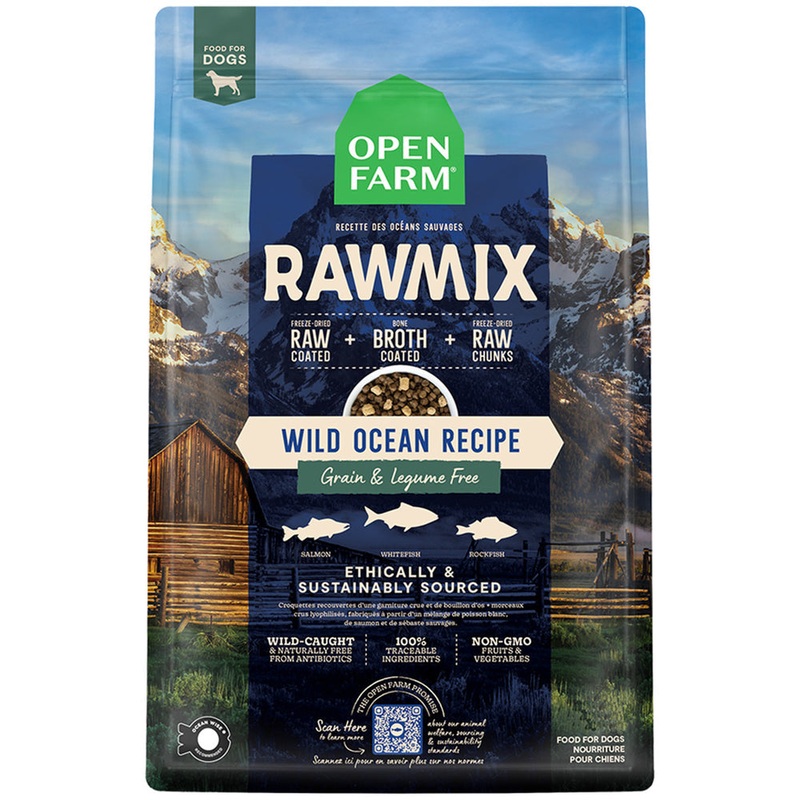 Open Farm RawMix Grain Free Wild Ocean Recipe Dry Dog Food 20lb
