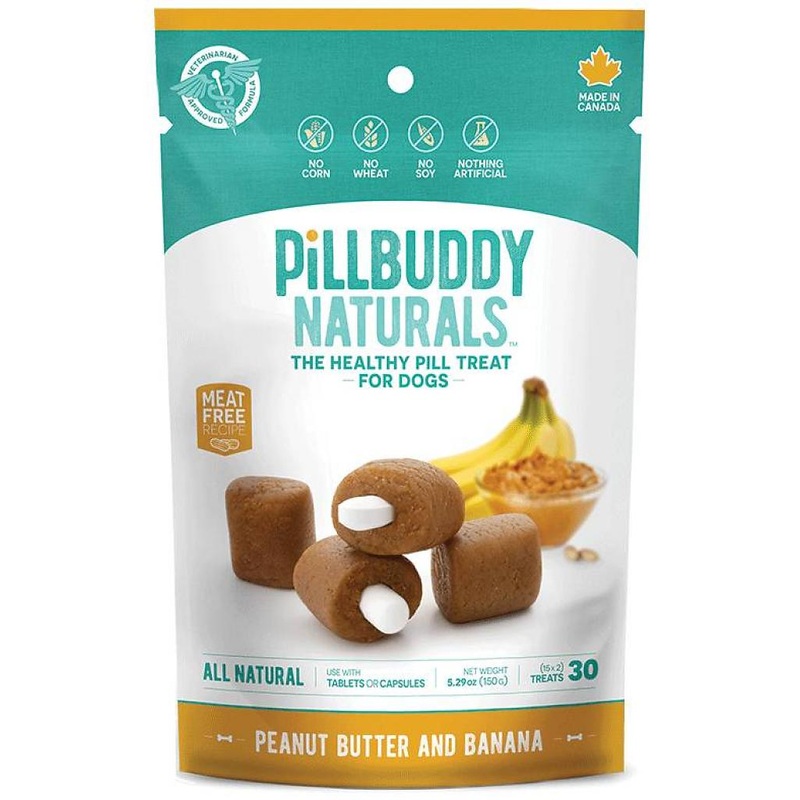 Presidio Pill Buddy Natural Oill Treat for Dogs 5.29oz Banana Peanut Butter