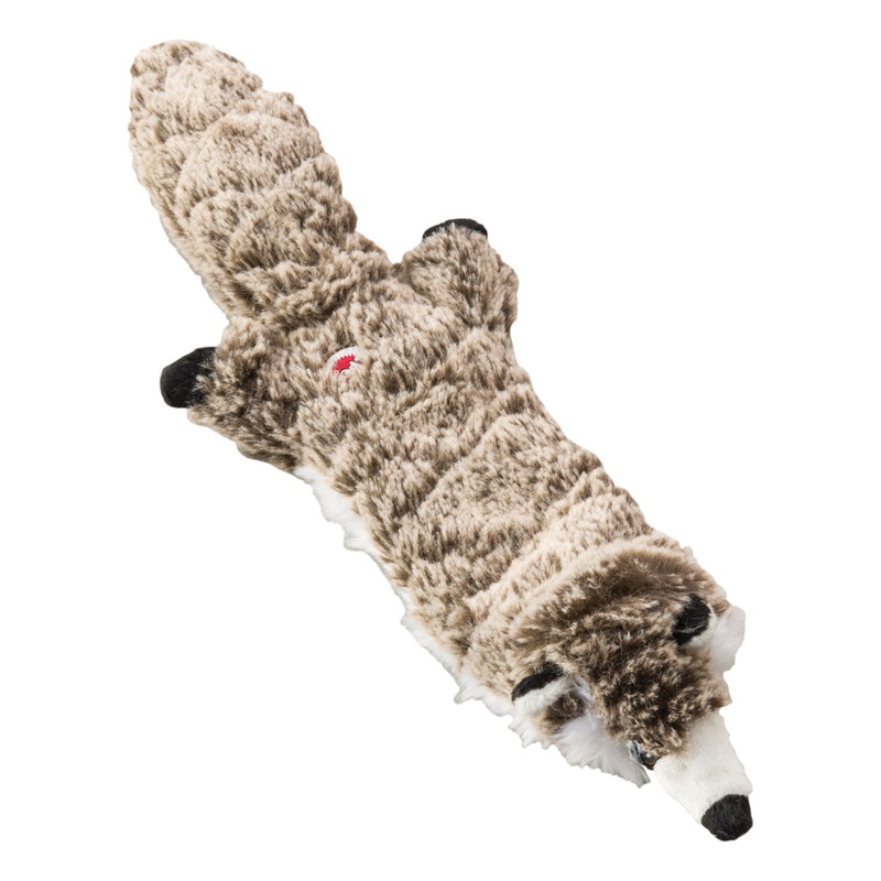 Spot Ethical Pet Dog Toy Mini Skinneez Extreme Quilted Racoon 14In