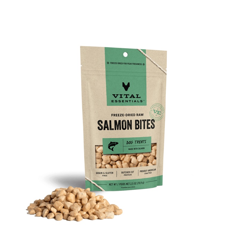 Vital Essentials Freeze-Dried Vital Treats Wild Salmon Dog Treat 2.5oz