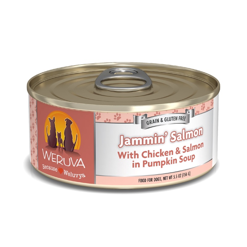 Weruva Classic Dog food 5.5oz Can Jammin Salmon