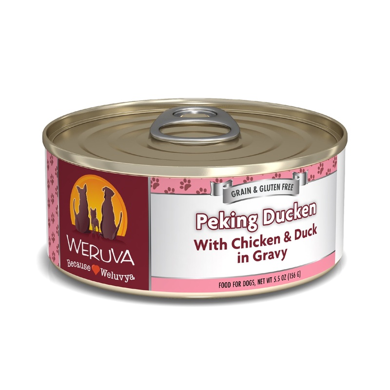 Weruva Classic Dog food 5.5oz Can Peking Ducken