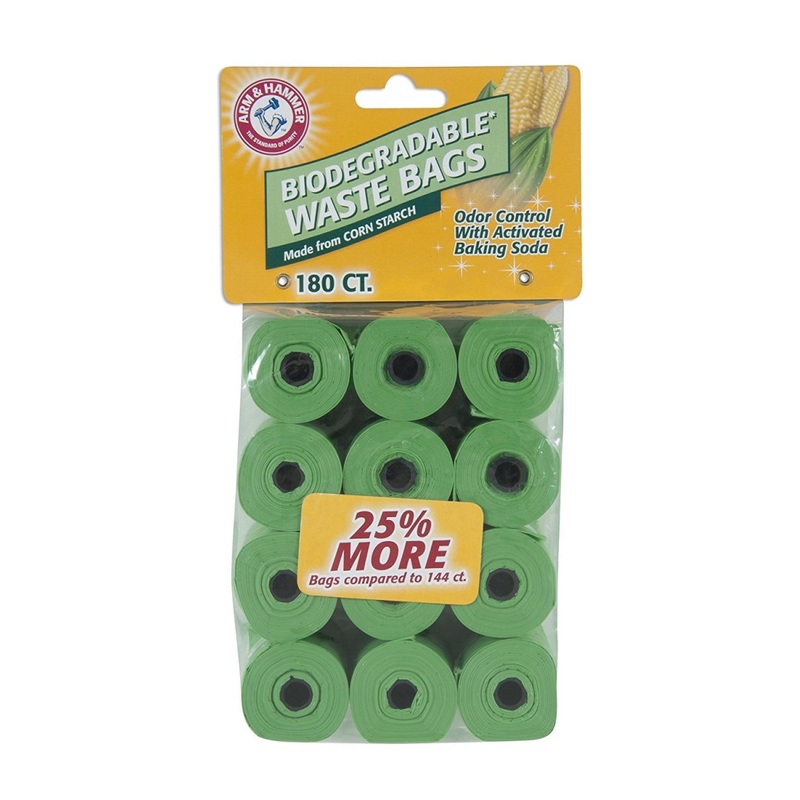 Arm & Hammer 40% Corn Starch Dog Waste Bag Refills  180 Count