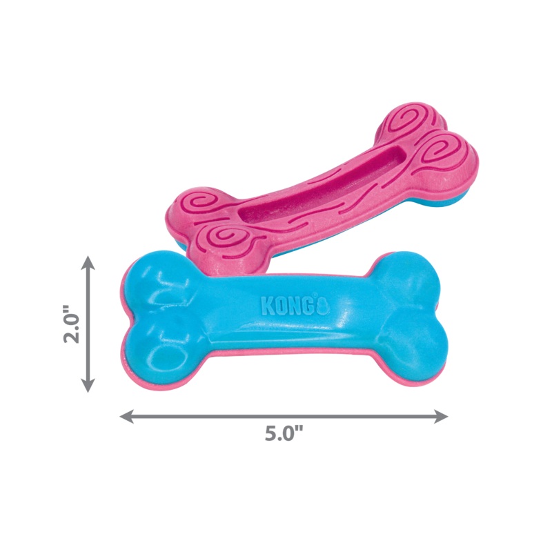 Kong Dog Toy ChewStix Puppy Curve Bone Large