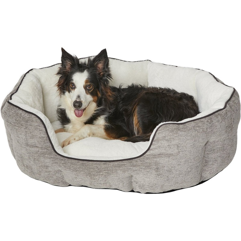 Midwest Homes For Pets Quiet Time Tulip Pet Bed Fur Taupe Medium