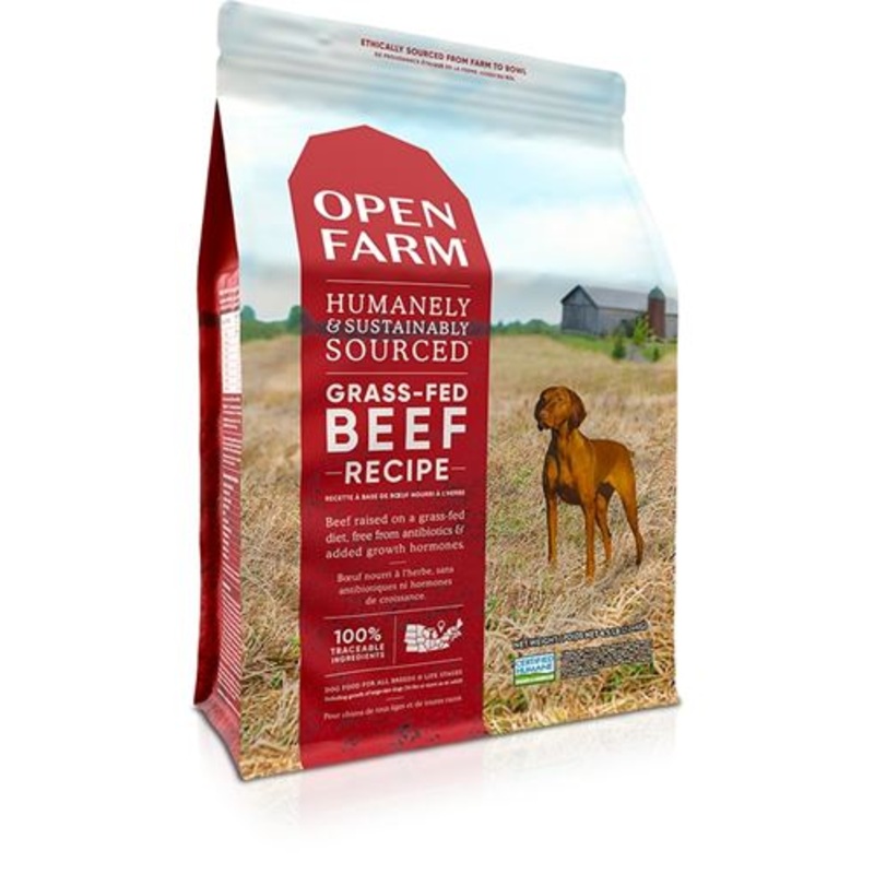 Open Farm Grass-fed Beef Grain-free Dry Dog Food 11 lb