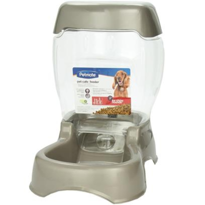 Petmate Pet Caf Feeder  6 lb. Beige