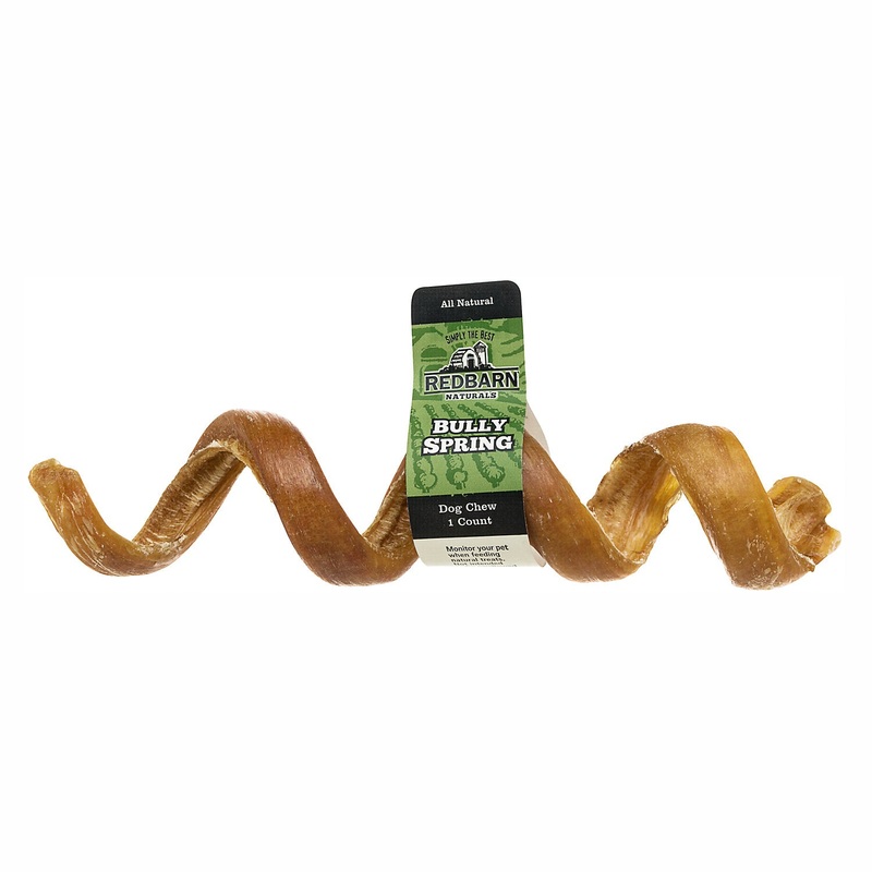 Redbarn Naturals 6  Bully Spring Bully Stick Dog Treat  1 Ct