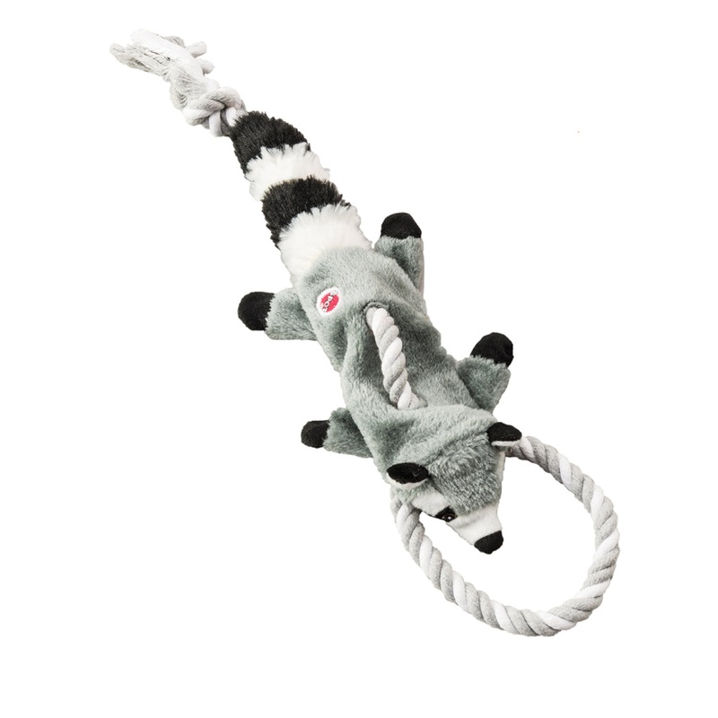 Spot Ethical Pet Dog Toy Mini Skinneeez Tugs Racoon 14In