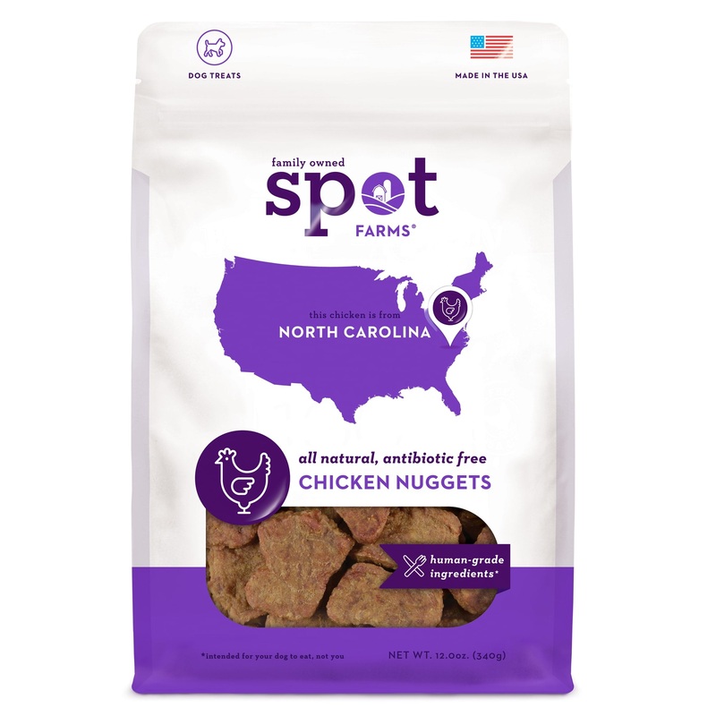 Spot Farms Grain Free Chicken Nuggets Dog Treats 10oz