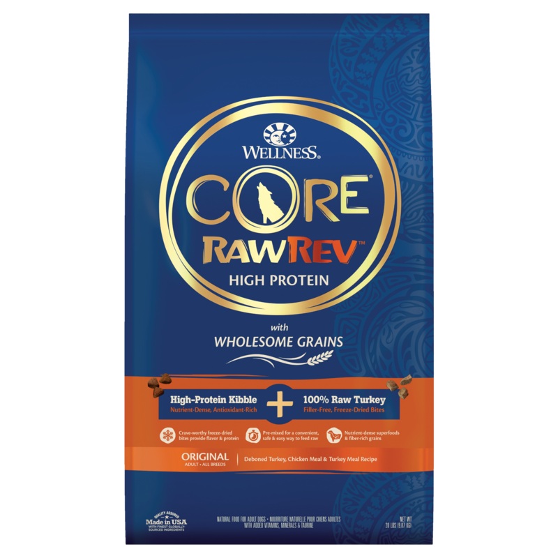 Wellness CORE RawRev Wholesome Grains Original Recipe 20lb Bag