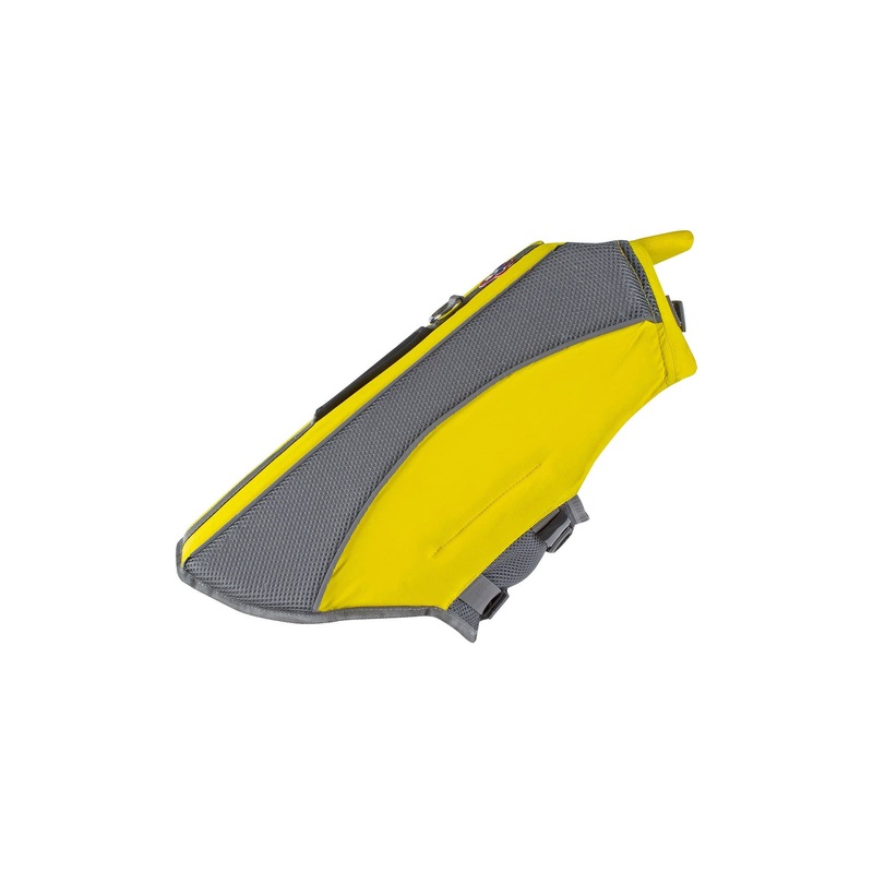Canada Pooch Yellow Wave Rider Life Vest for Dogs Large