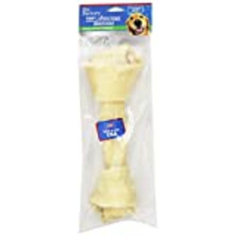 PET FACTORY 949016 Usa 11-12-Inch Bone Rawhide Chews for Dogs