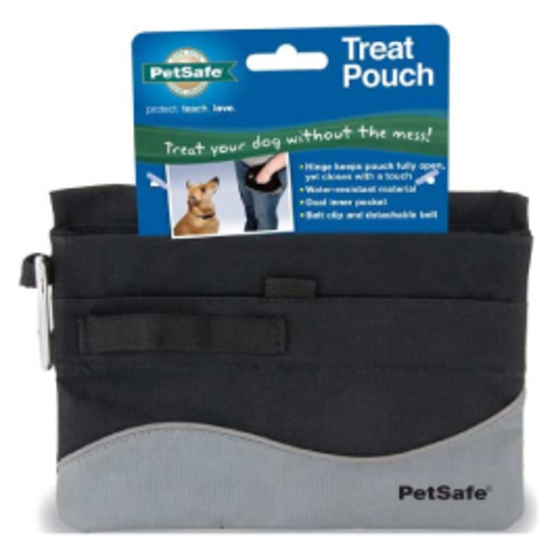 PetSafe Mini Treat Pouch for Dog and Cat Training  Easy-to-Clean  Black